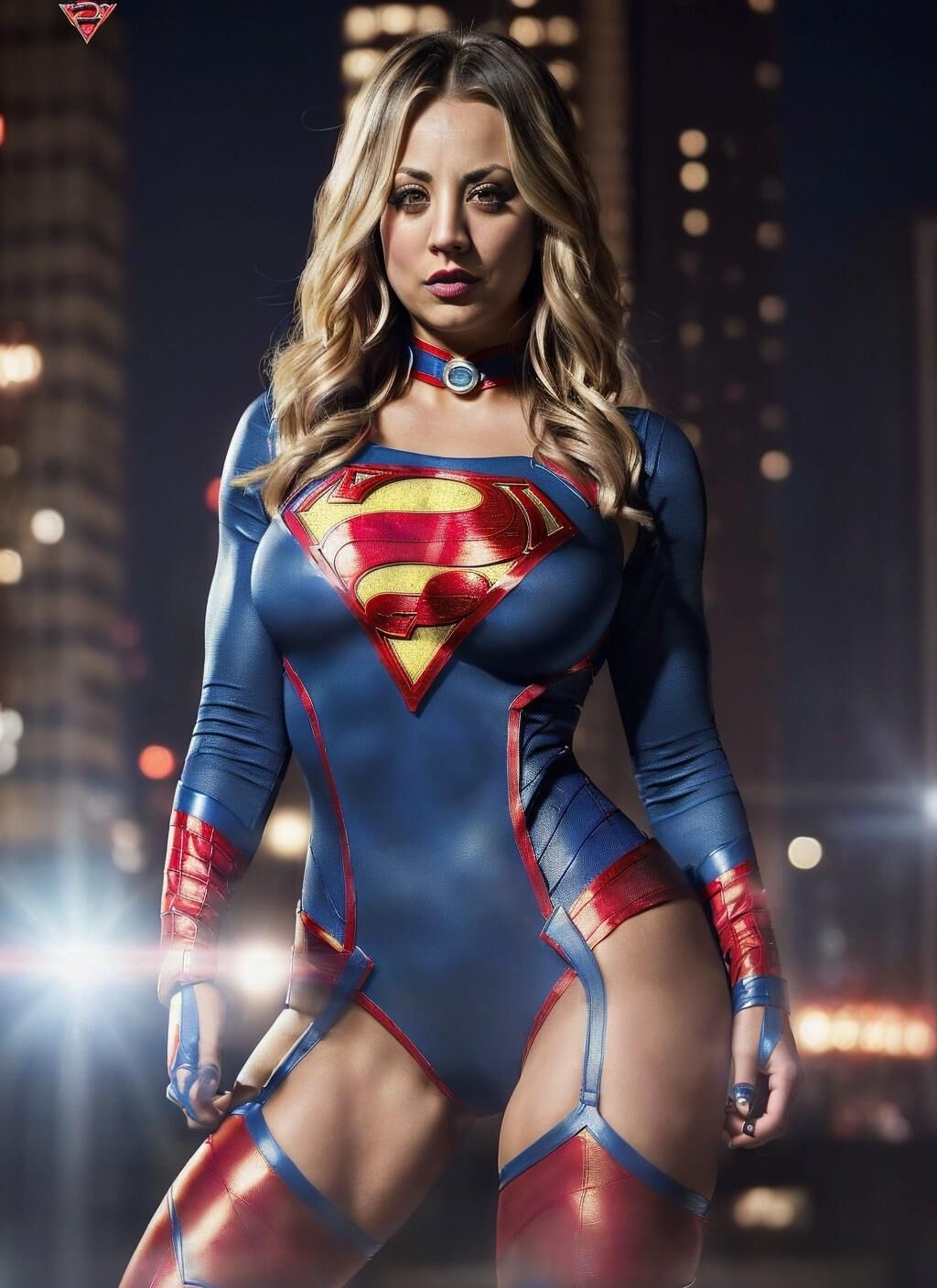 AI Kaley Cuoco Superhero