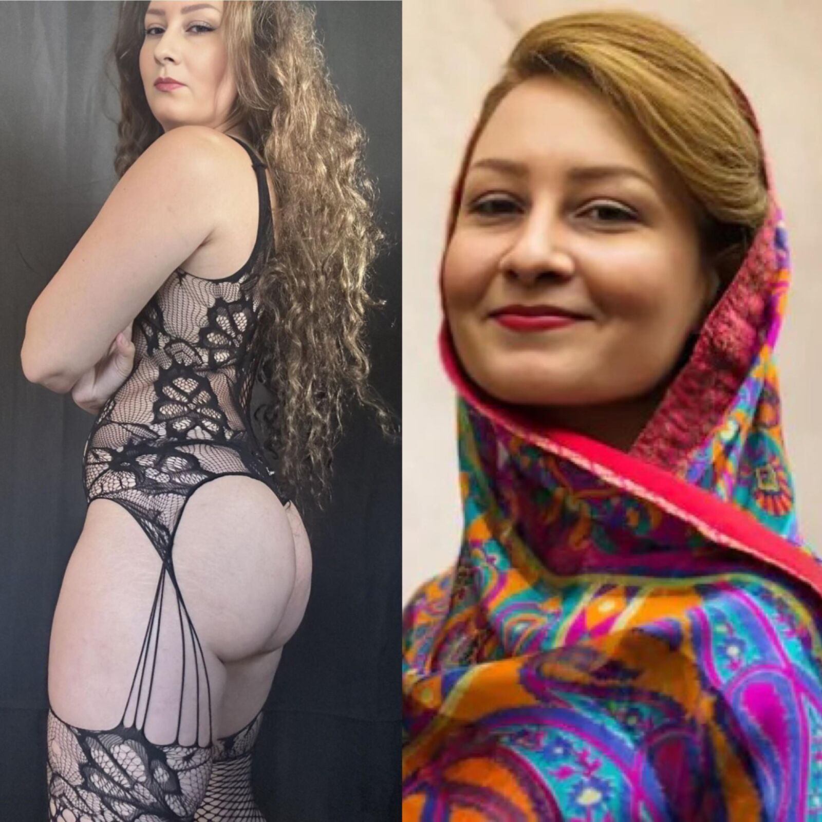 Putas iraníes hijabi expuestas