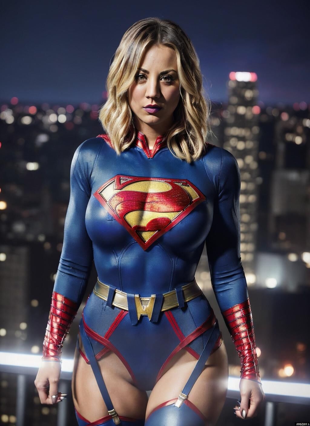 AI Kaley Cuoco Superhero