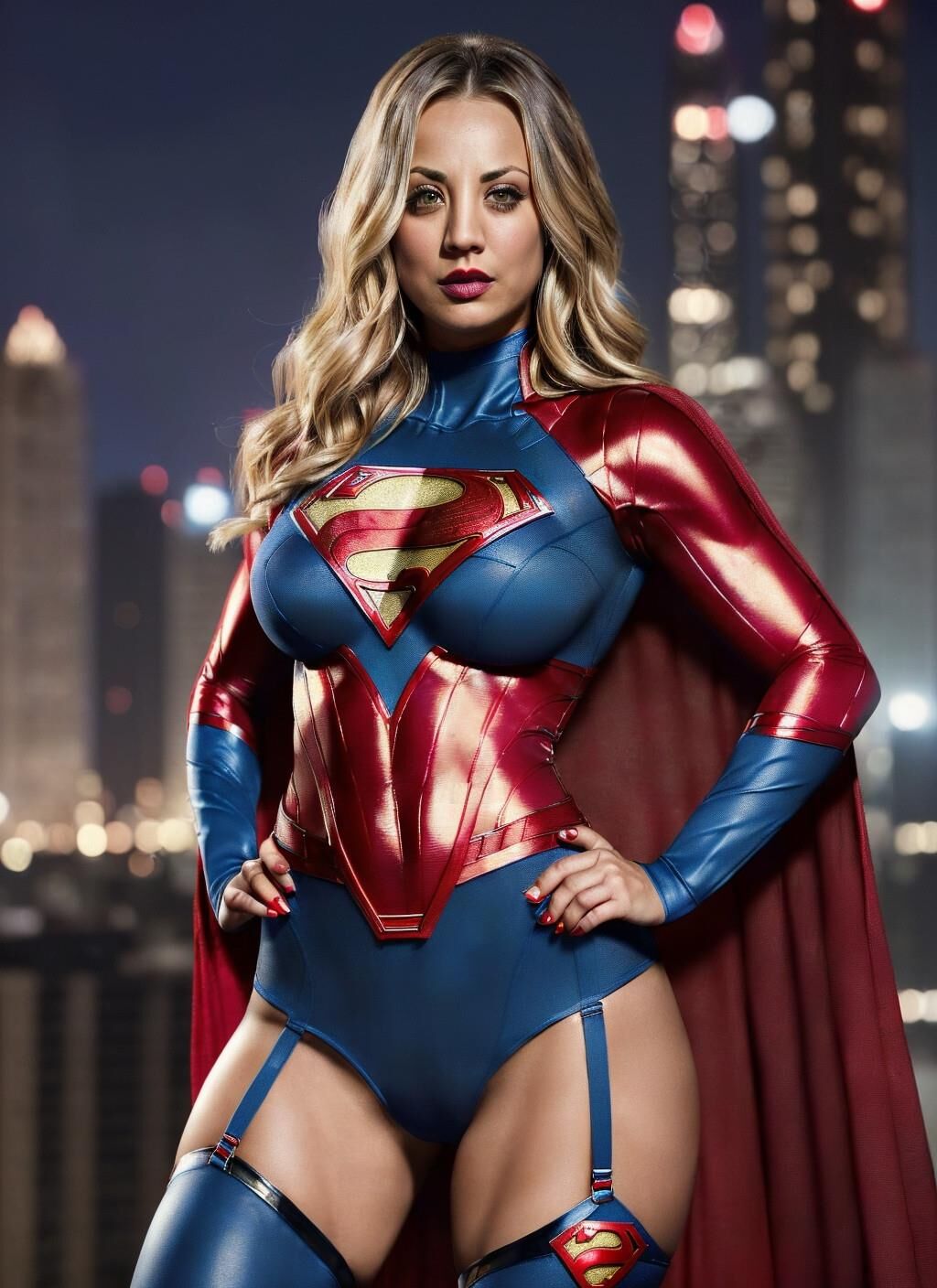 AI Kaley Cuoco Superhero