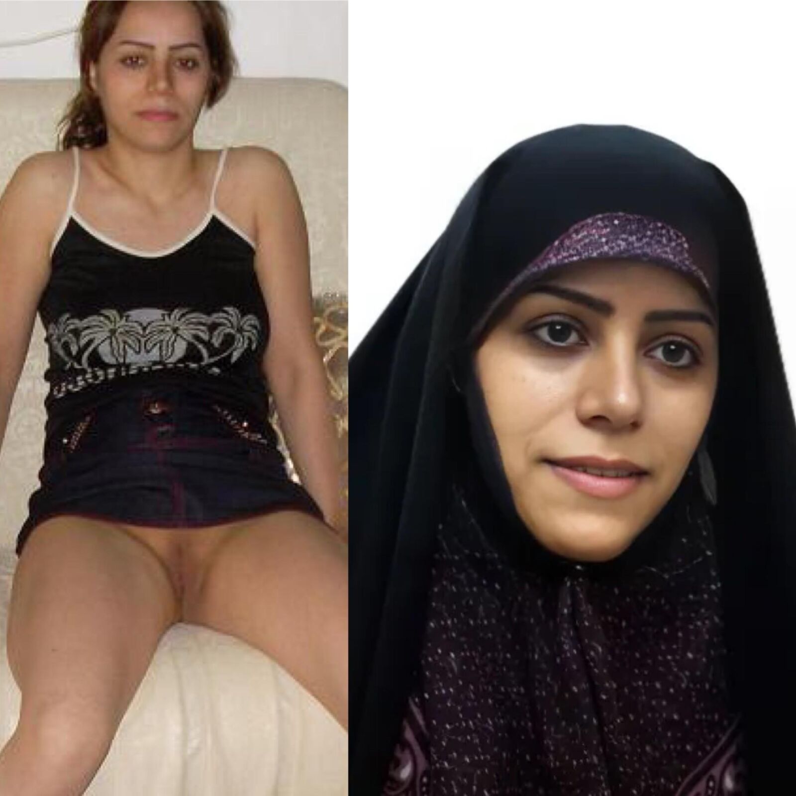 Putas iraníes hijabi expuestas