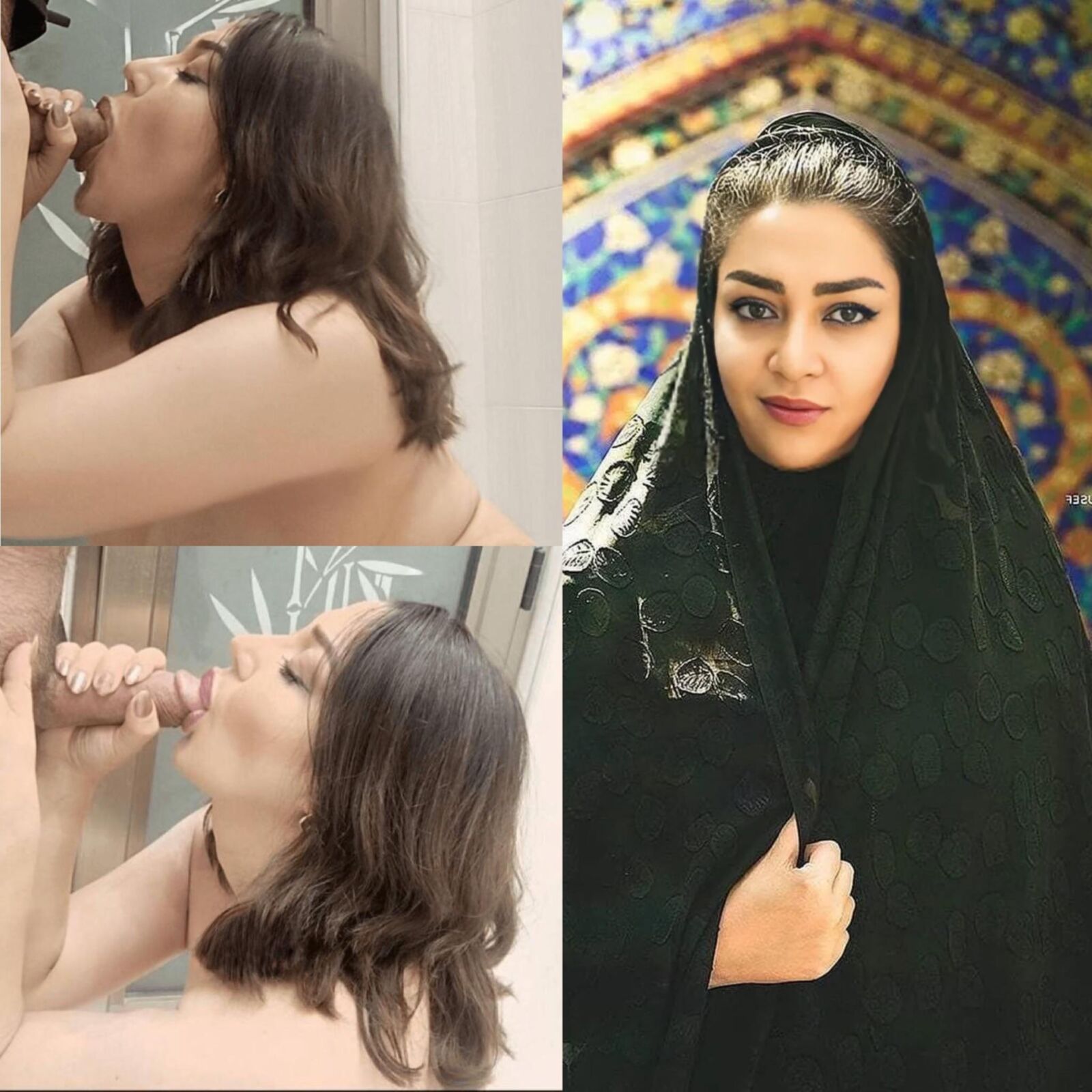 Putas iraníes hijabi expuestas