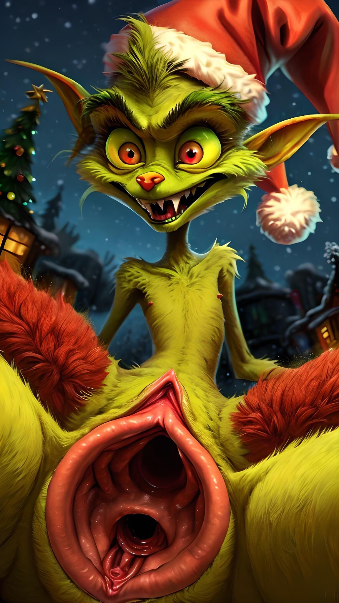 Artificial Intelligence Created Dr. Seuss Grinch Porn