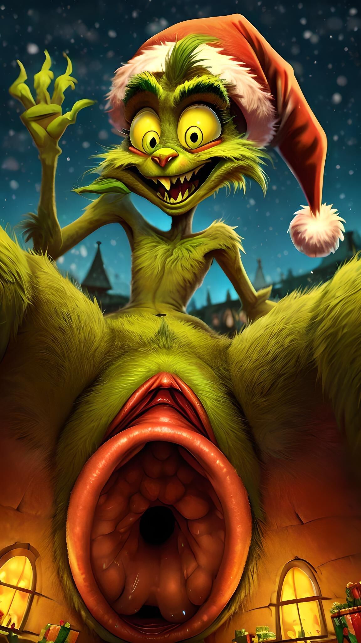 Artificial Intelligence Created Dr. Seuss Grinch Porn