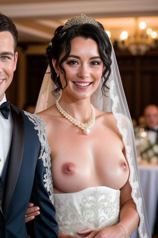 AI Brides with Bare Breasts Realistic