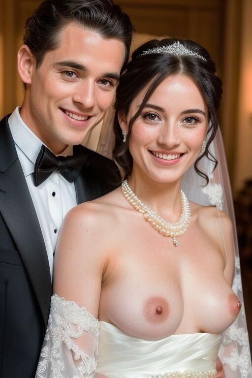 AI Brides with Bare Breasts Realistic