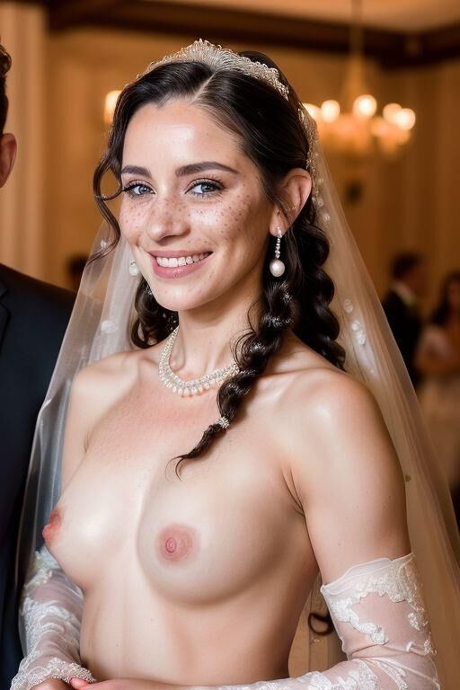 AI Brides with Bare Breasts Realistic