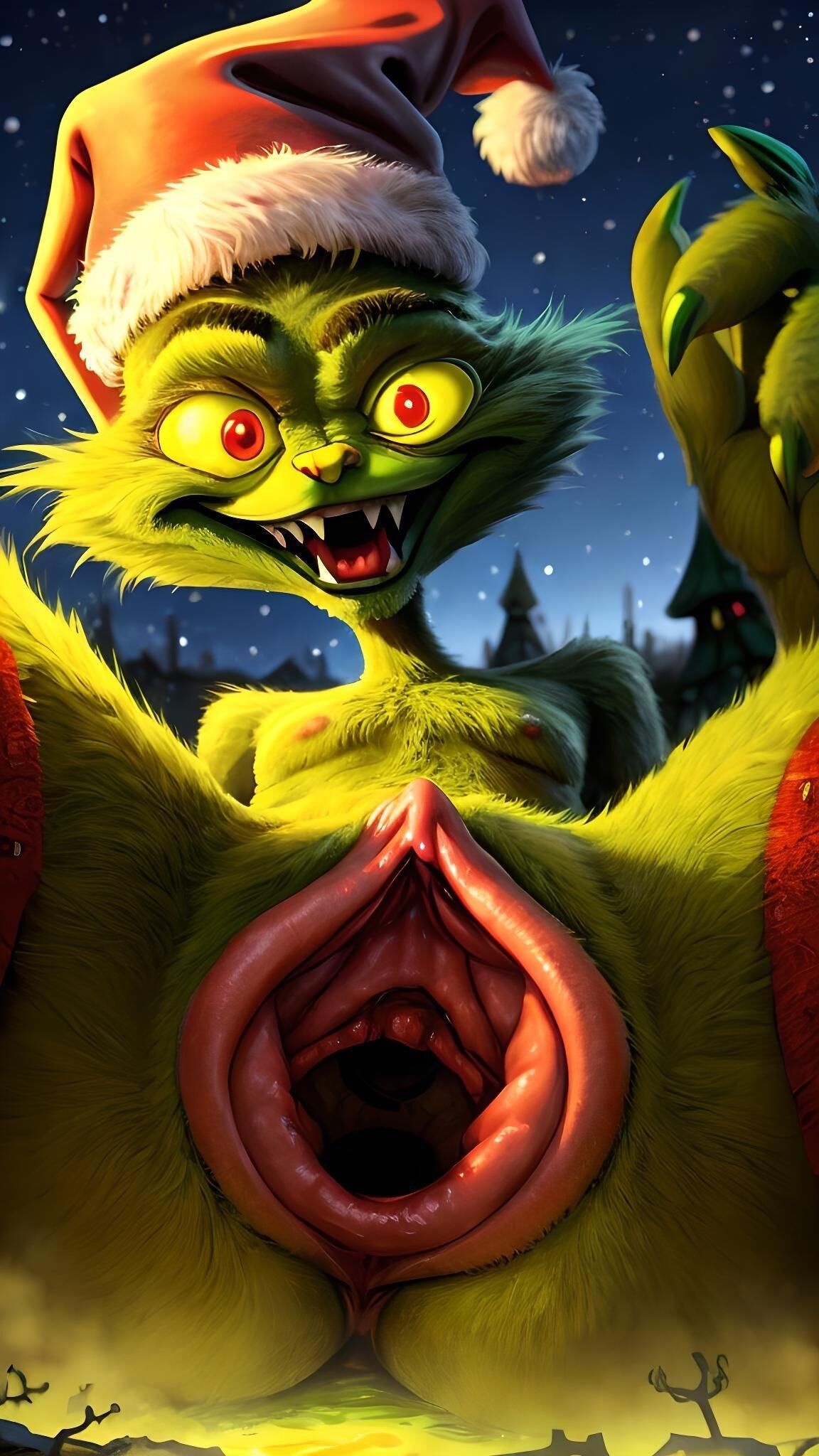 Artificial Intelligence Created Dr. Seuss Grinch Porn