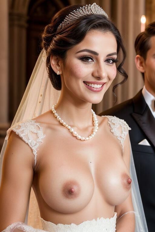 AI Brides with Bare Breasts Realistic