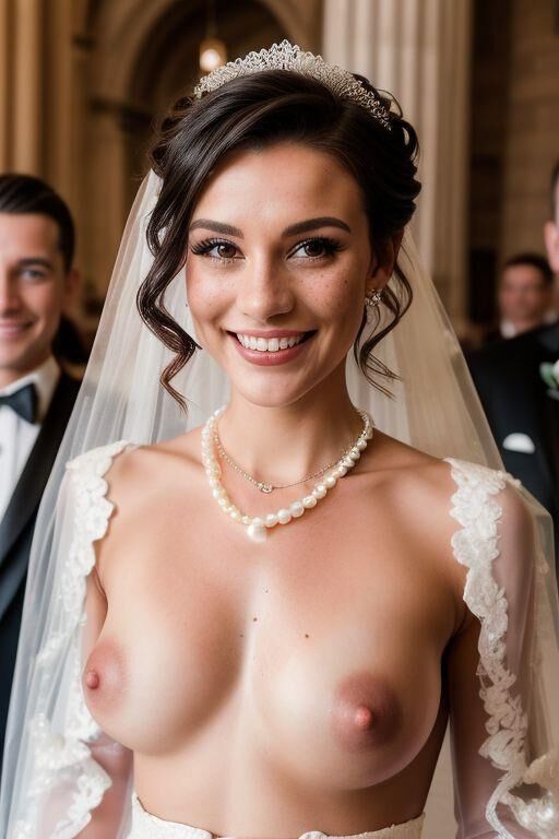 AI Brides with Bare Breasts Realistic