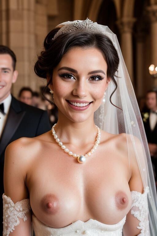 AI Brides with Bare Breasts Realistic