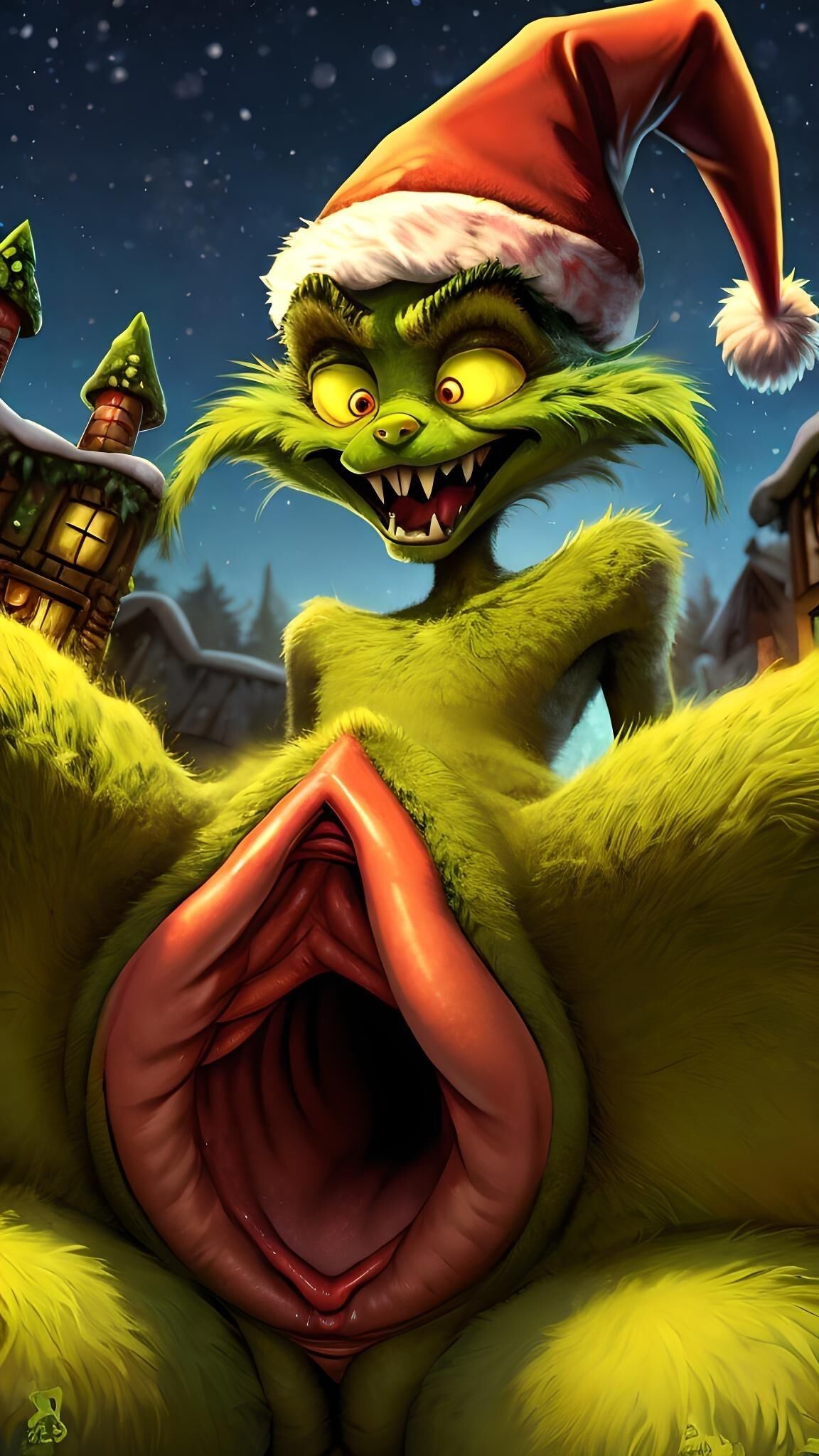 Artificial Intelligence Created Dr. Seuss Grinch Porn