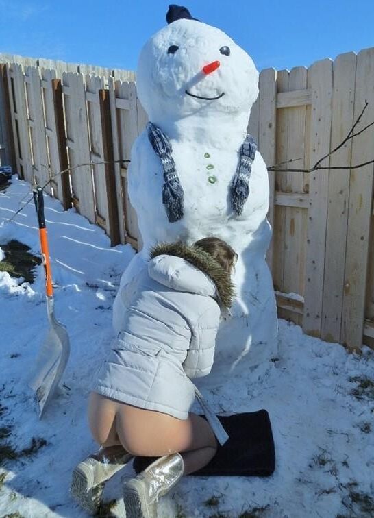 Filles sur la neige