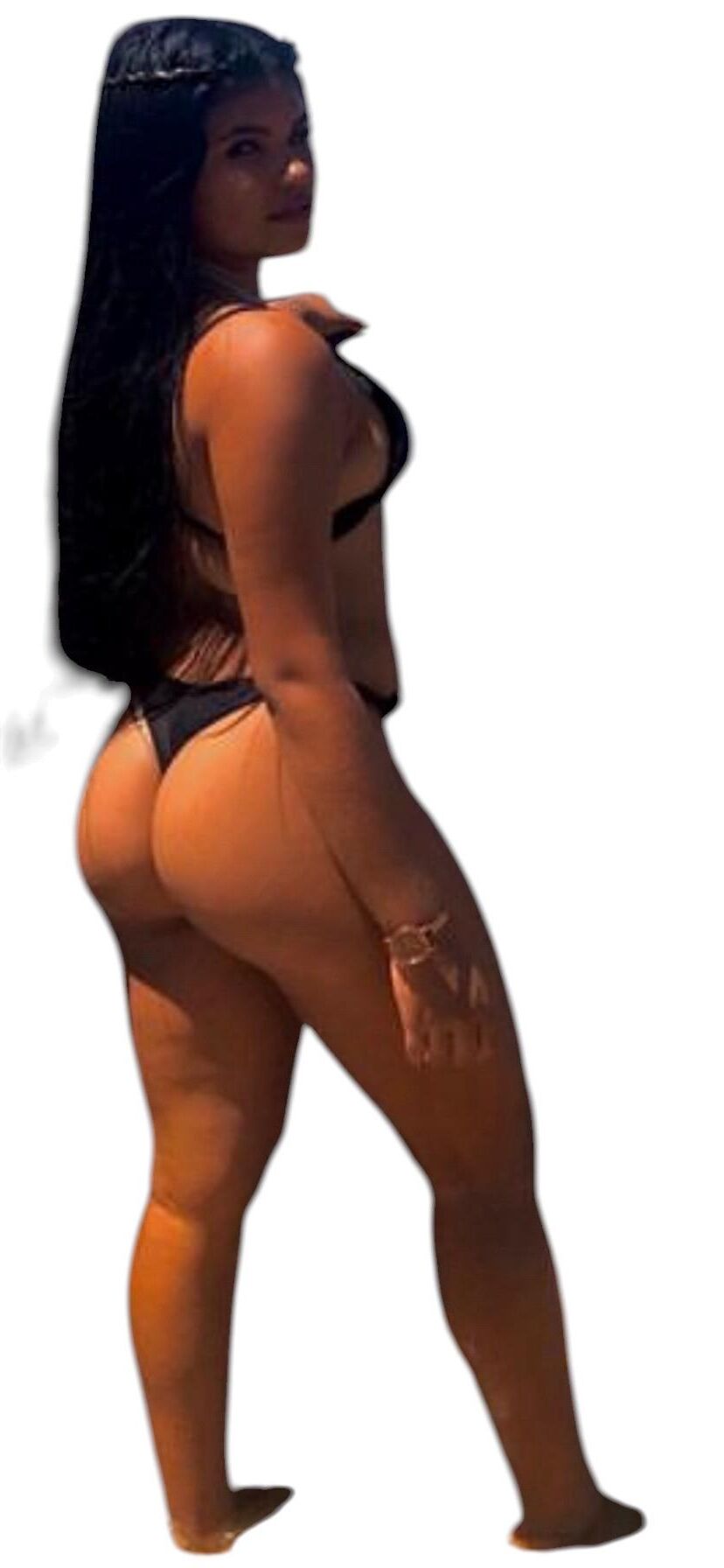 Latina Cute Big Butt Stickers 