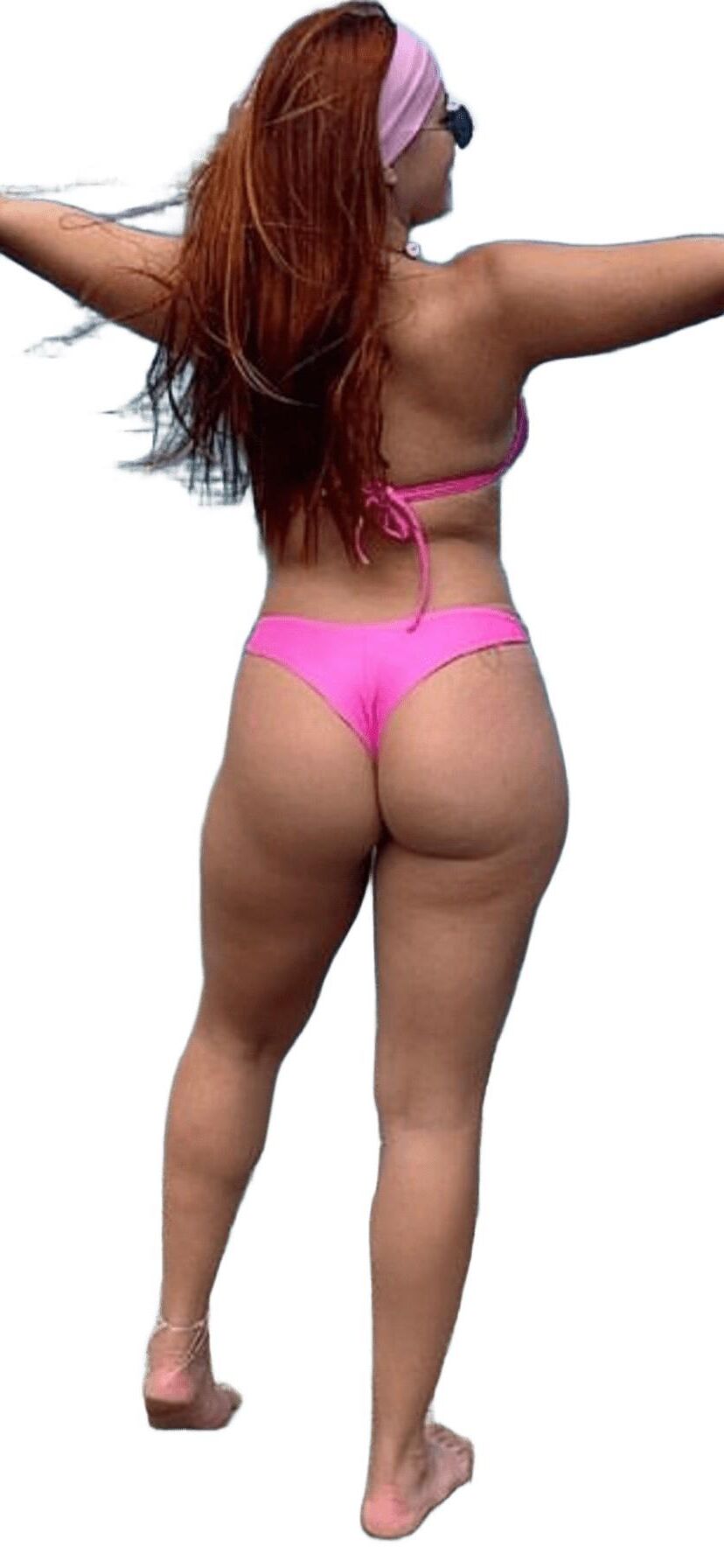 Latina Cute Big Butt Stickers 