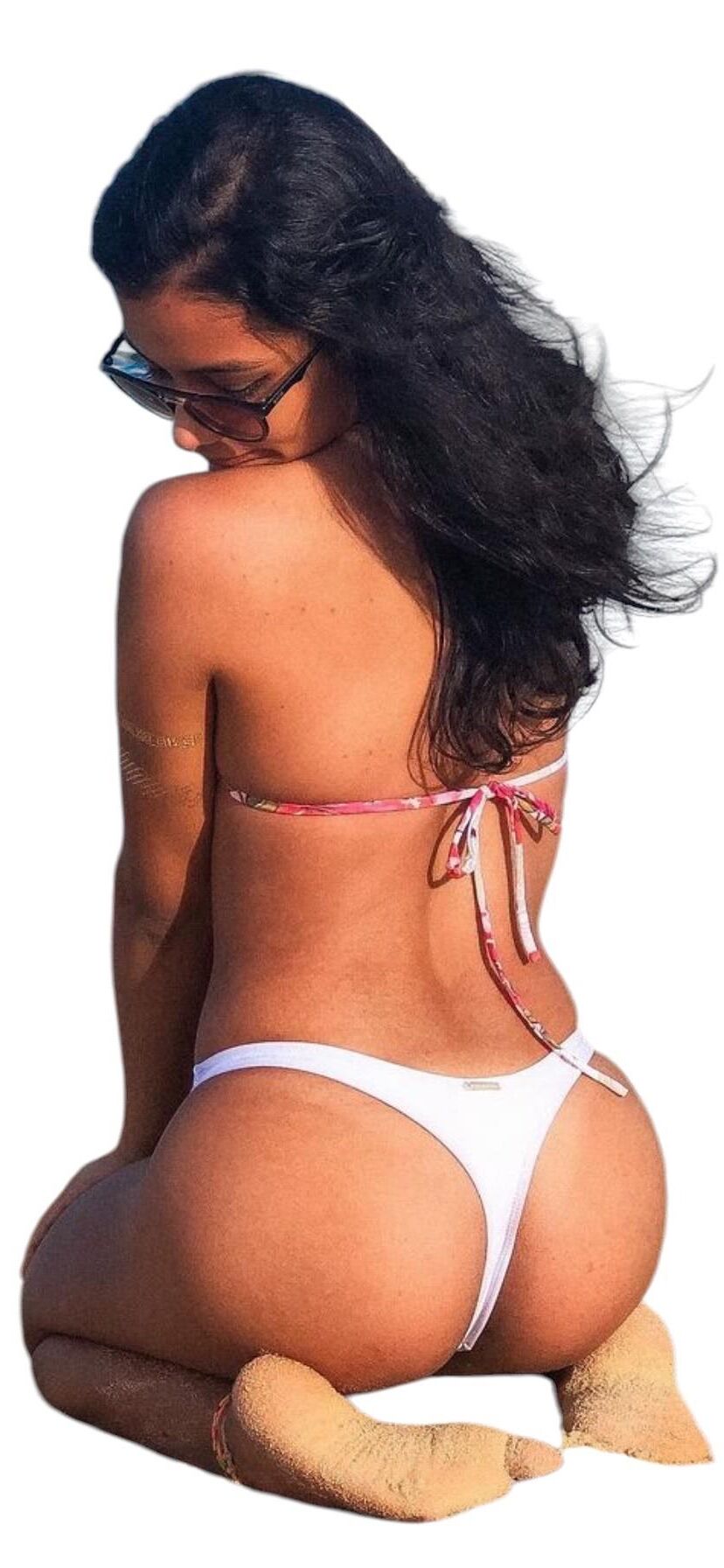 Latina Cute Big Butt Stickers 