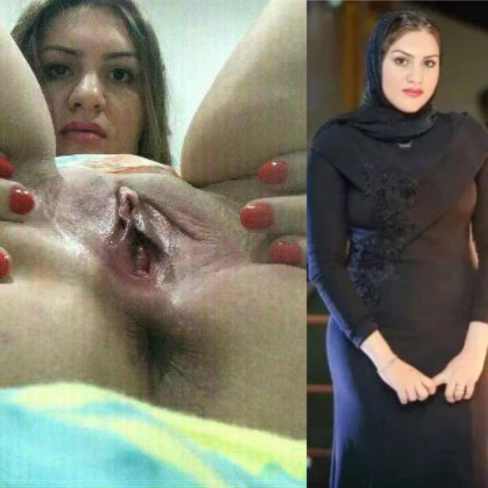 Putas iraníes hijabi expuestas