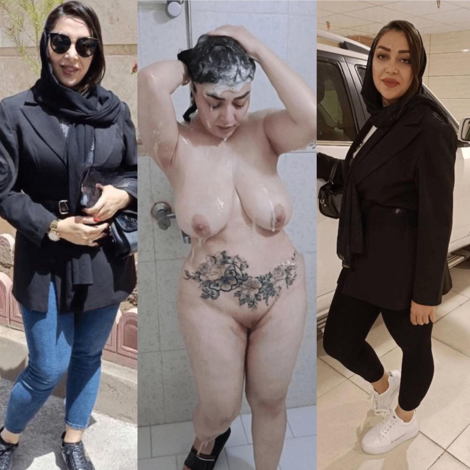 Putas iraníes hijabi expuestas