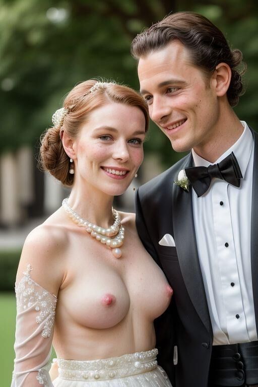 AI Brides with Bare Breasts Realistic