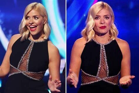 Magníficas tetas de la Diosa Rubia Holly Willoughby