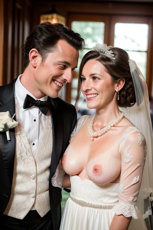 AI Brides with Bare Breasts Realistic