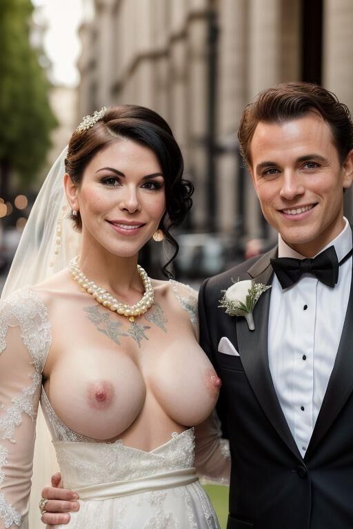 AI Brides with Bare Breasts Realistic