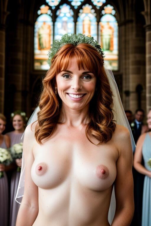 AI Brides with Bare Breasts Realistic