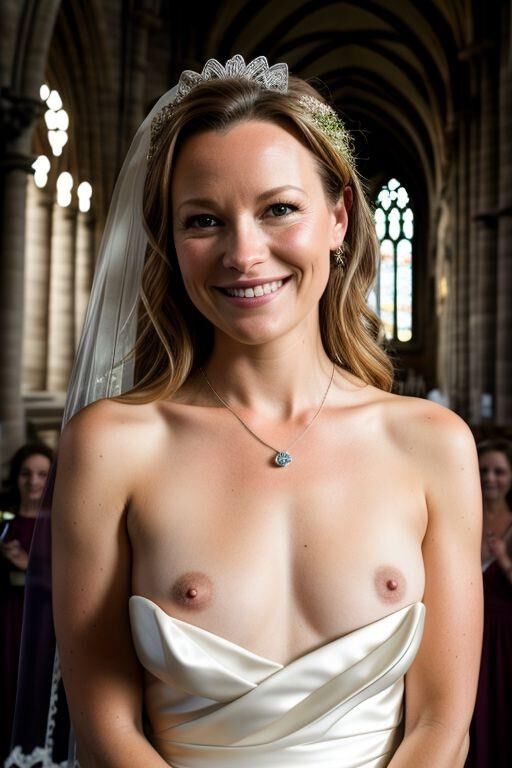 AI Brides with Bare Breasts Realistic