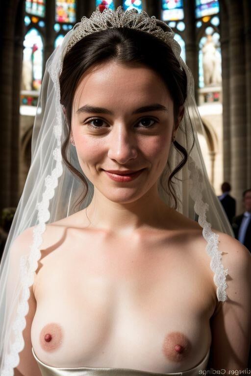 AI Brides with Bare Breasts Realistic