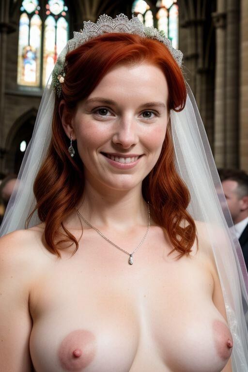 AI Brides with Bare Breasts Realistic