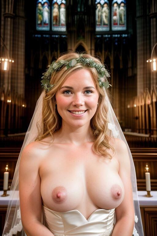 AI Brides with Bare Breasts Realistic