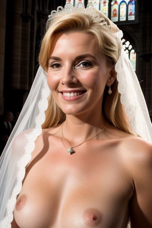 AI Brides with Bare Breasts Realistic