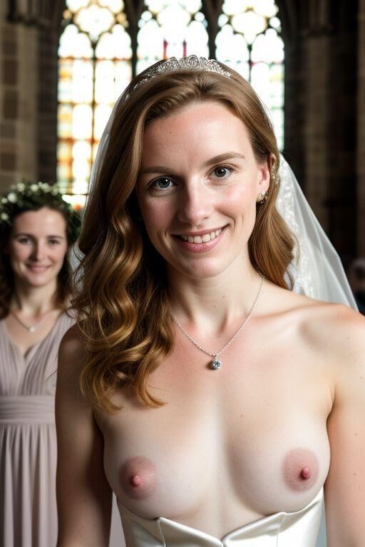 AI Brides with Bare Breasts Realistic