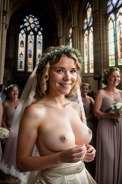 AI Brides with Bare Breasts Realistic