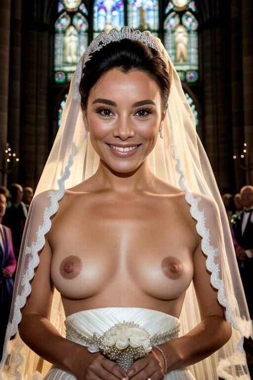 AI Brides with Bare Breasts Realistic