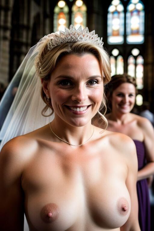 AI Brides with Bare Breasts Realistic