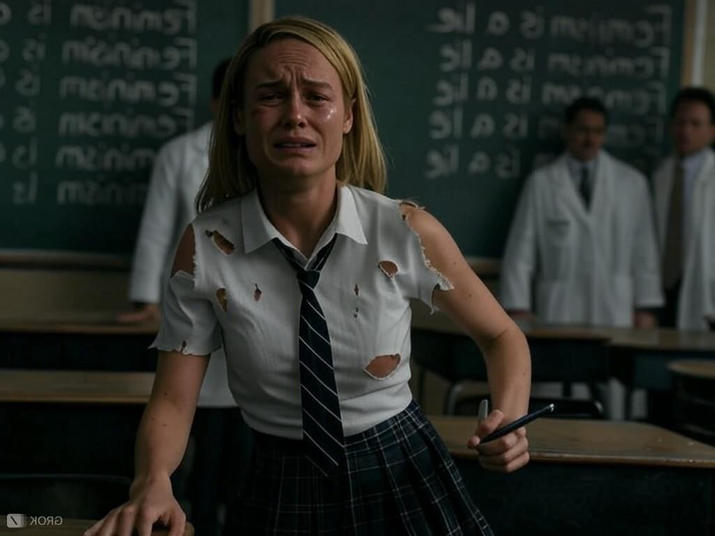 Brie Larson Goes to the Patriarchy Asylum 