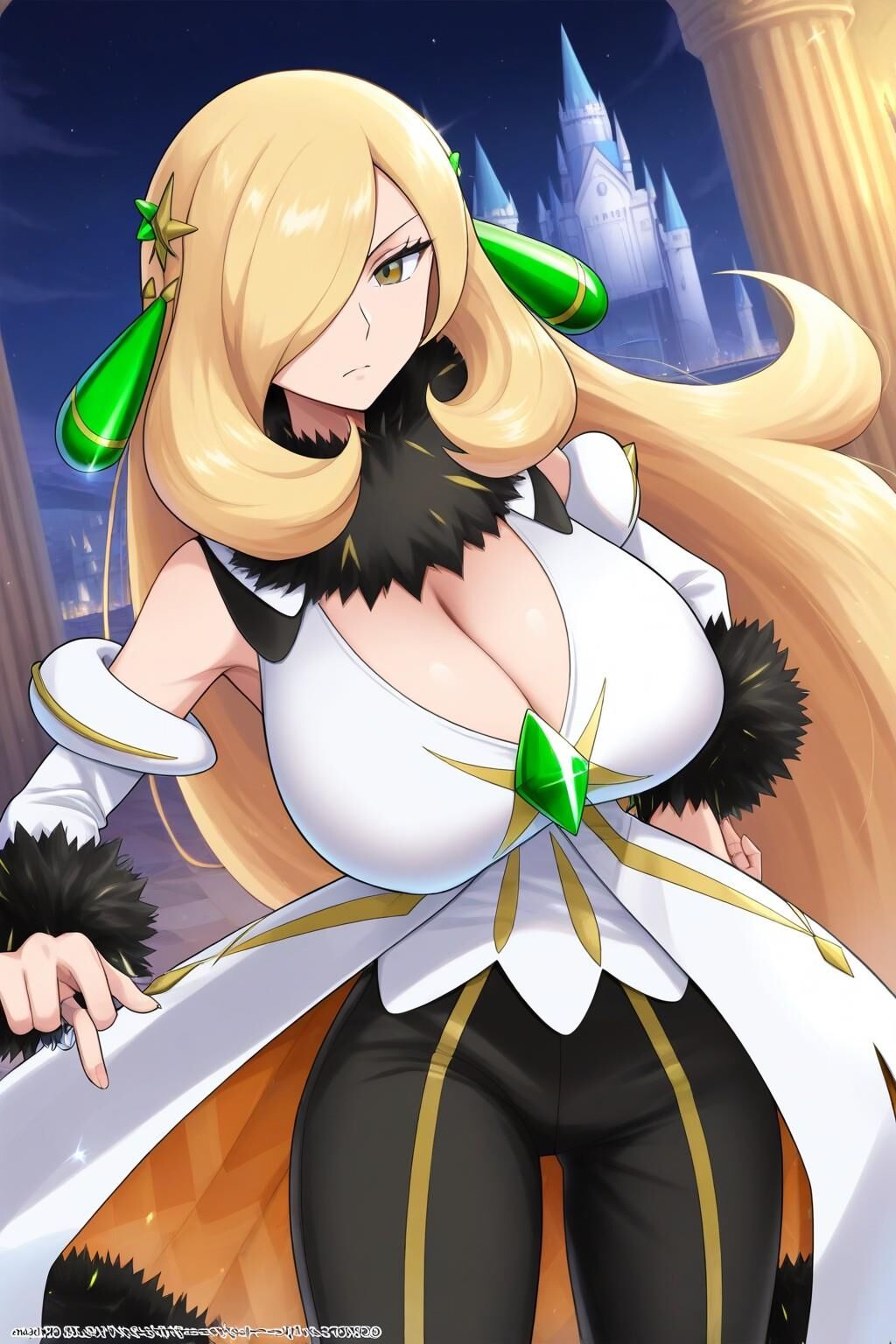 Cynthia arc suit pokemon masters ex lactating ai