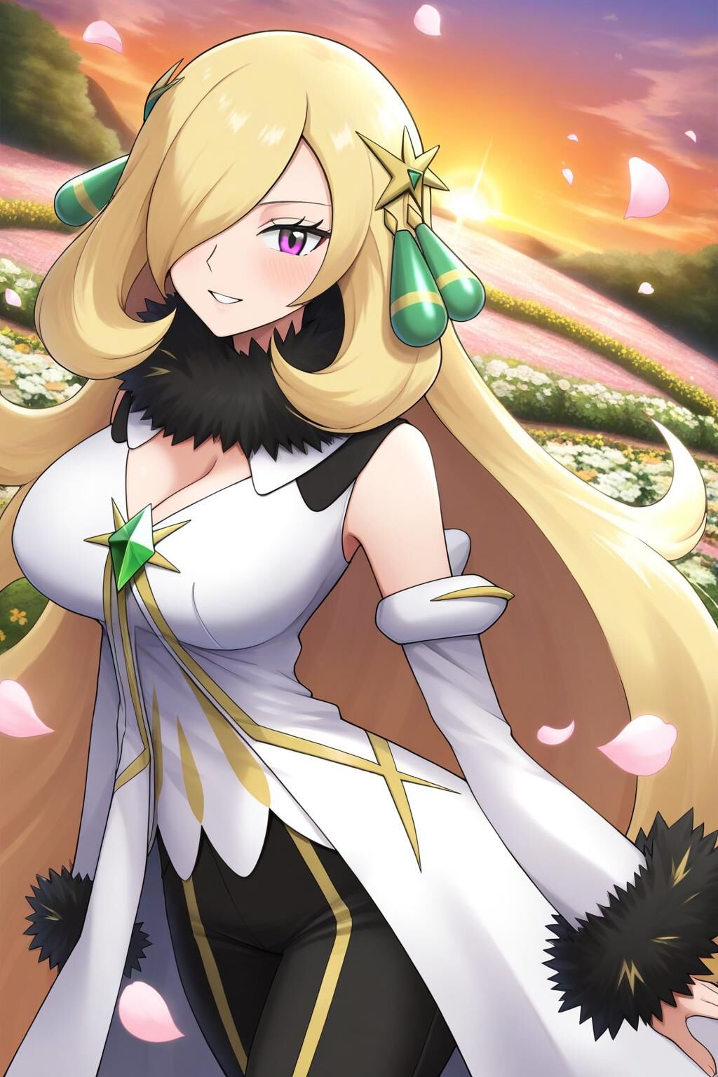 Cynthia arc suit pokemon masters ex lactating ai