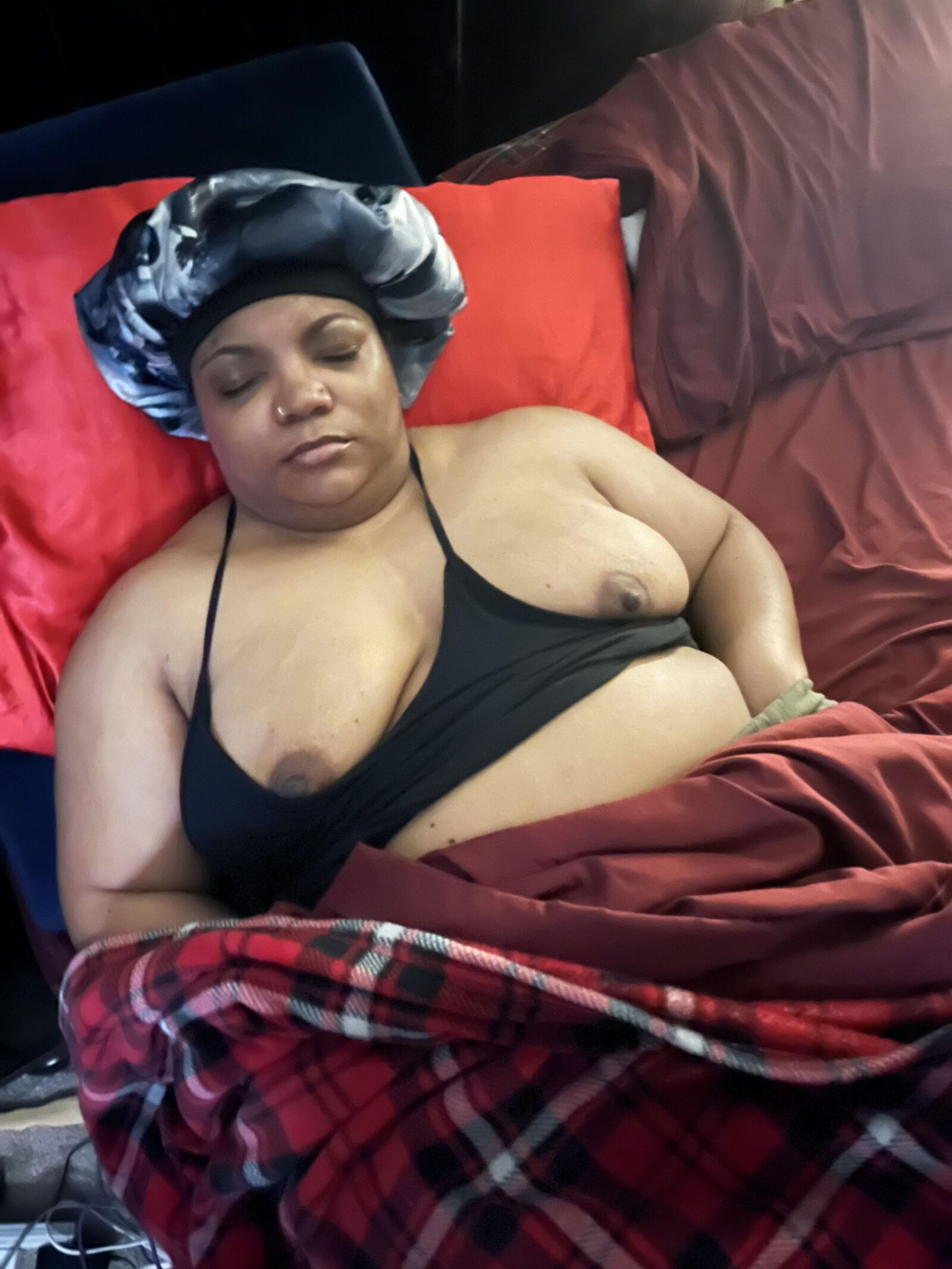 Black BBW Sleeping