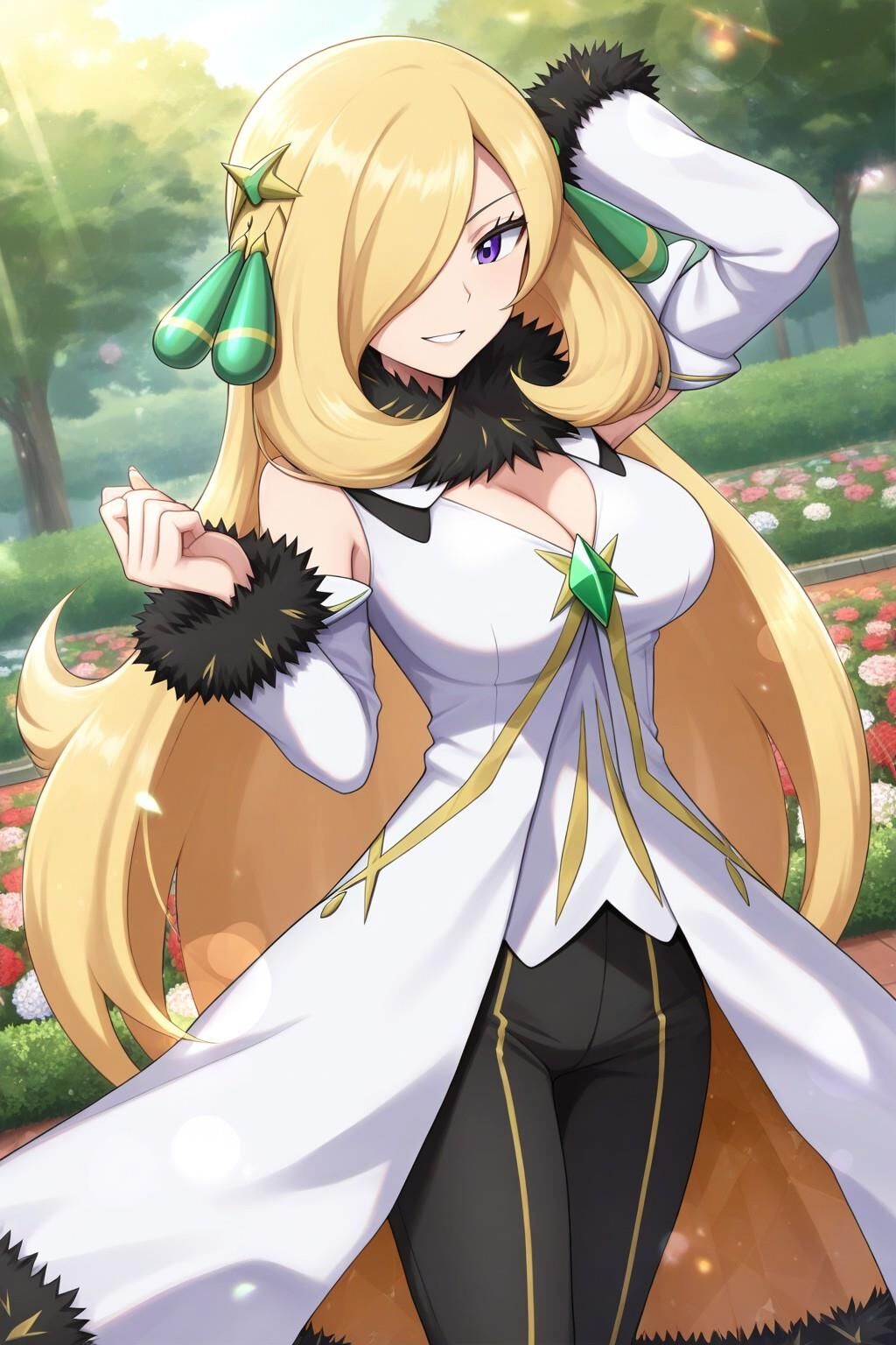 Cynthia arc suit pokemon masters ex lactating ai