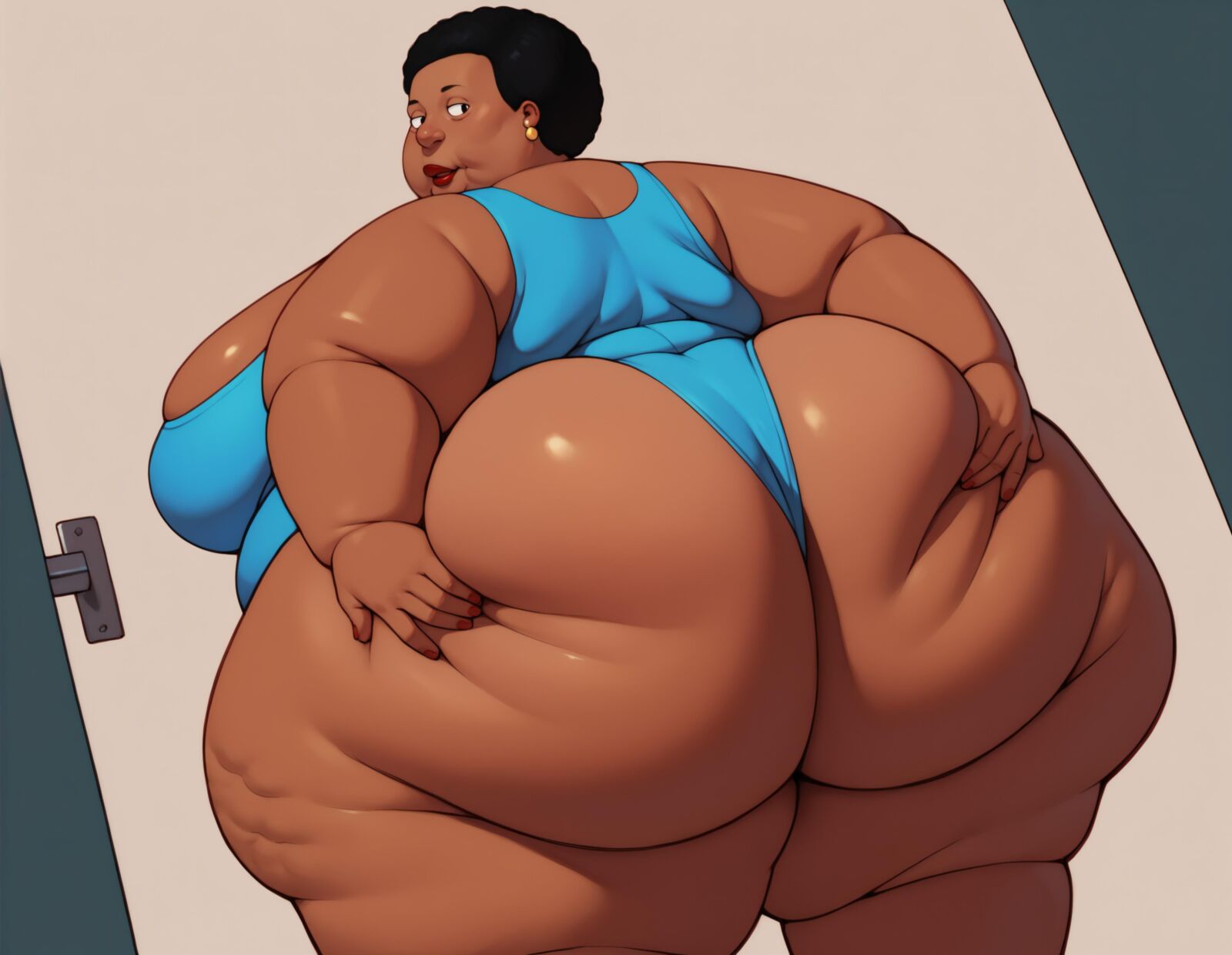 Ilustraciones de IA de BBW y SSBBW [MatronAI]