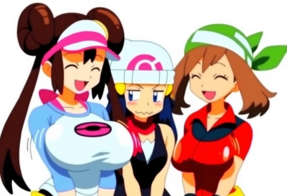 Mai Pokemon Anime Trainer RSE Riesentitten Laktation Ai