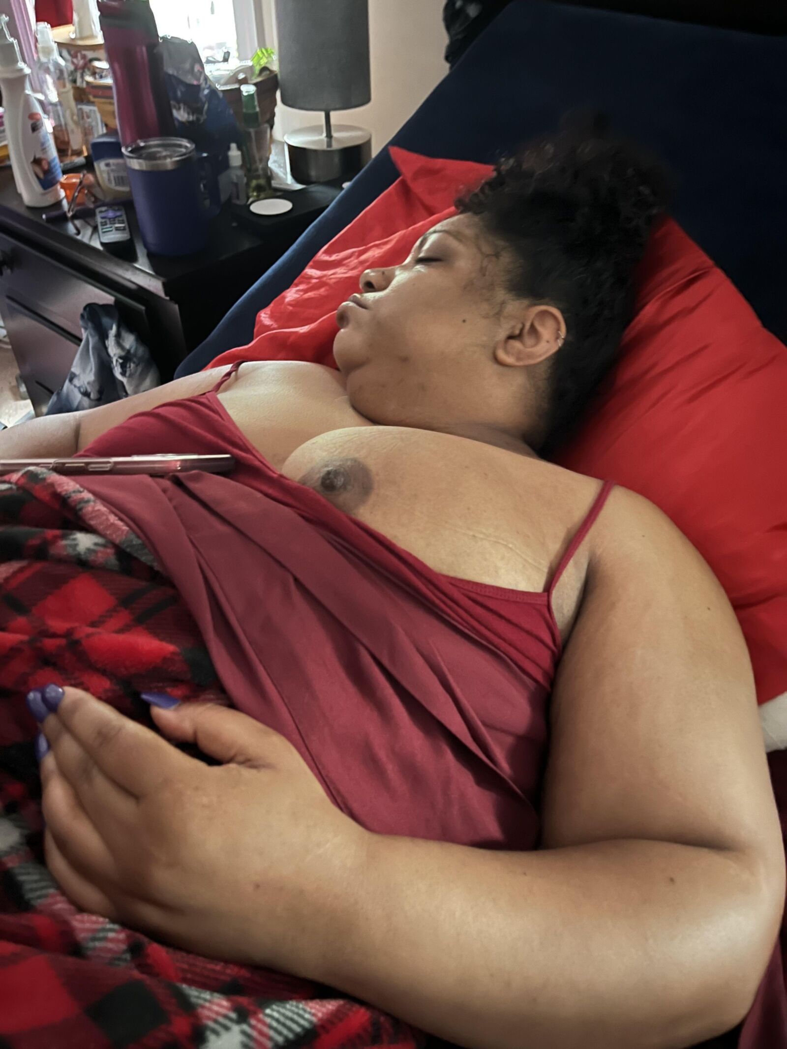 Black BBW Sleeping