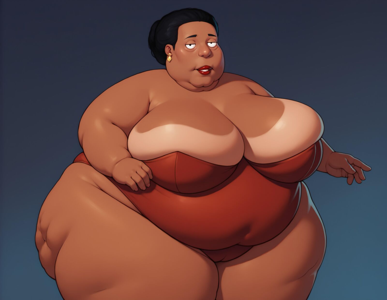 Ilustraciones de IA de BBW y SSBBW [MatronAI]