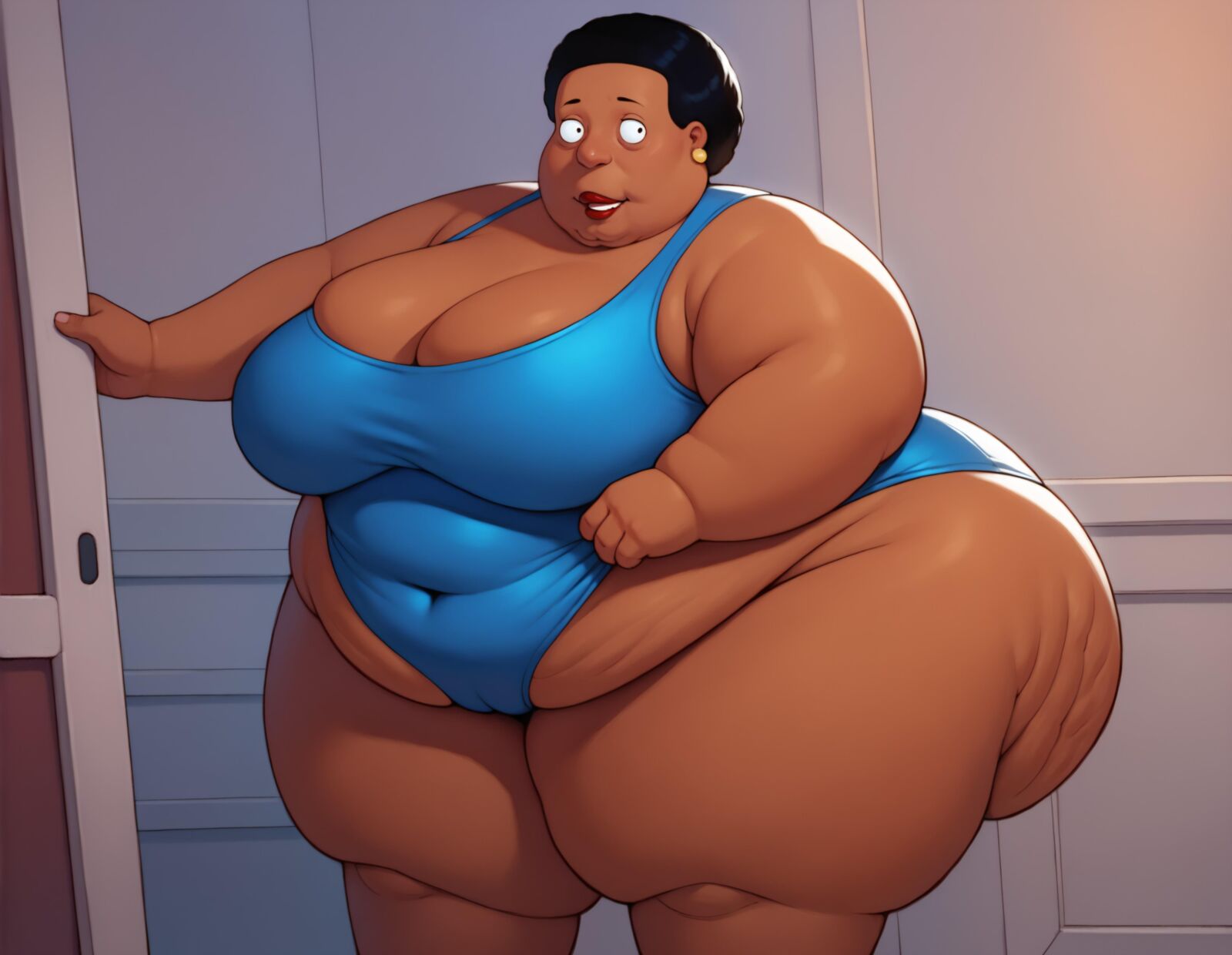 Ilustraciones de IA de BBW y SSBBW [MatronAI]