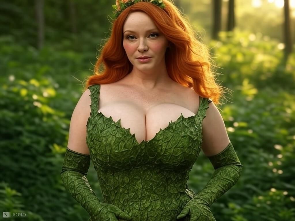 Christina hendricks hiedra venenosa actriz tetona grok ai