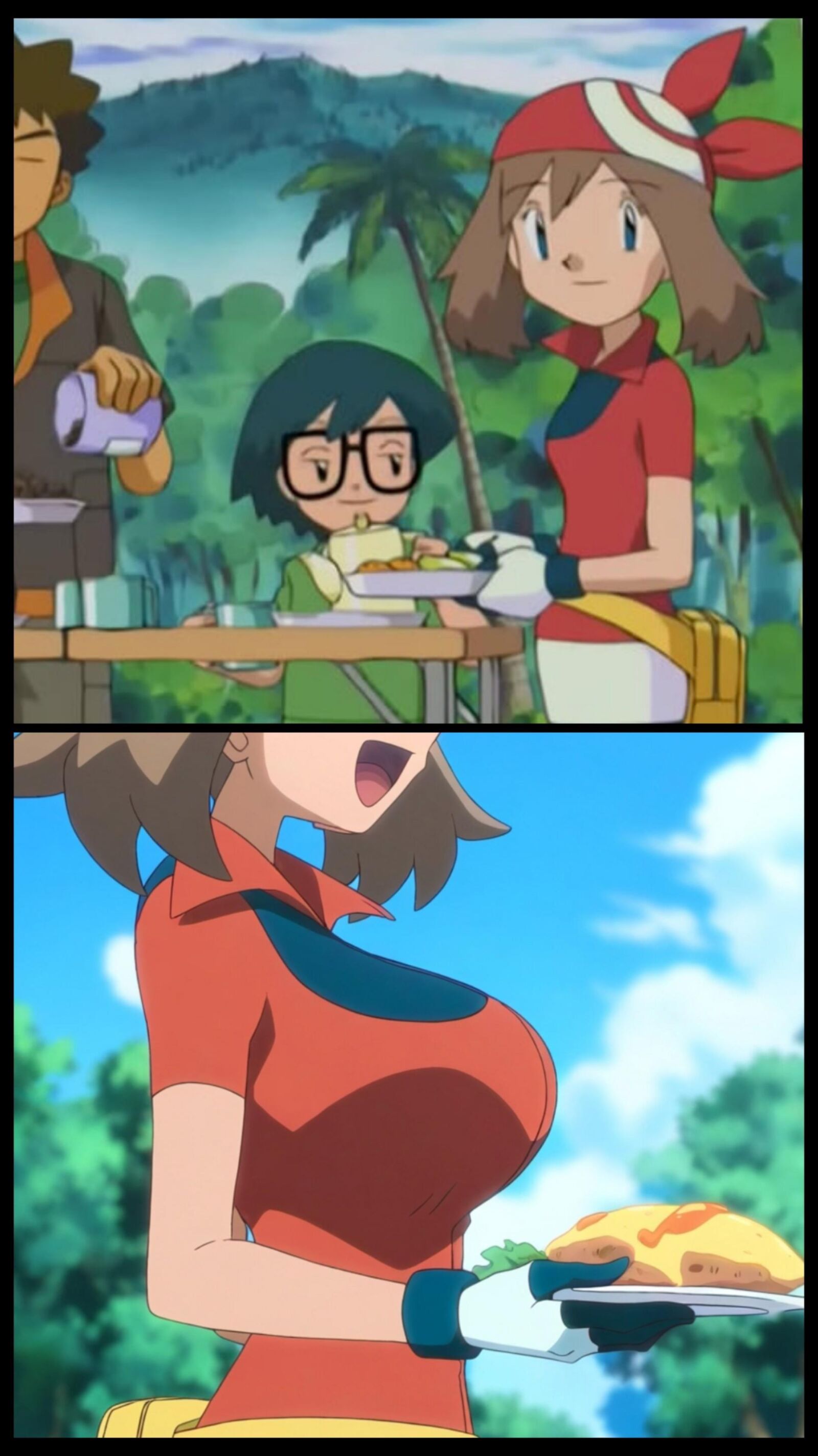 May pokemon anime trainer rse huge tits lactation ai