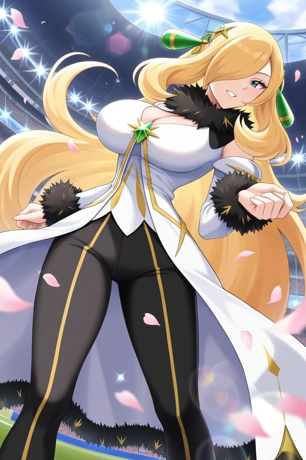 Cynthia arc suit pokemon masters ex lactating ai