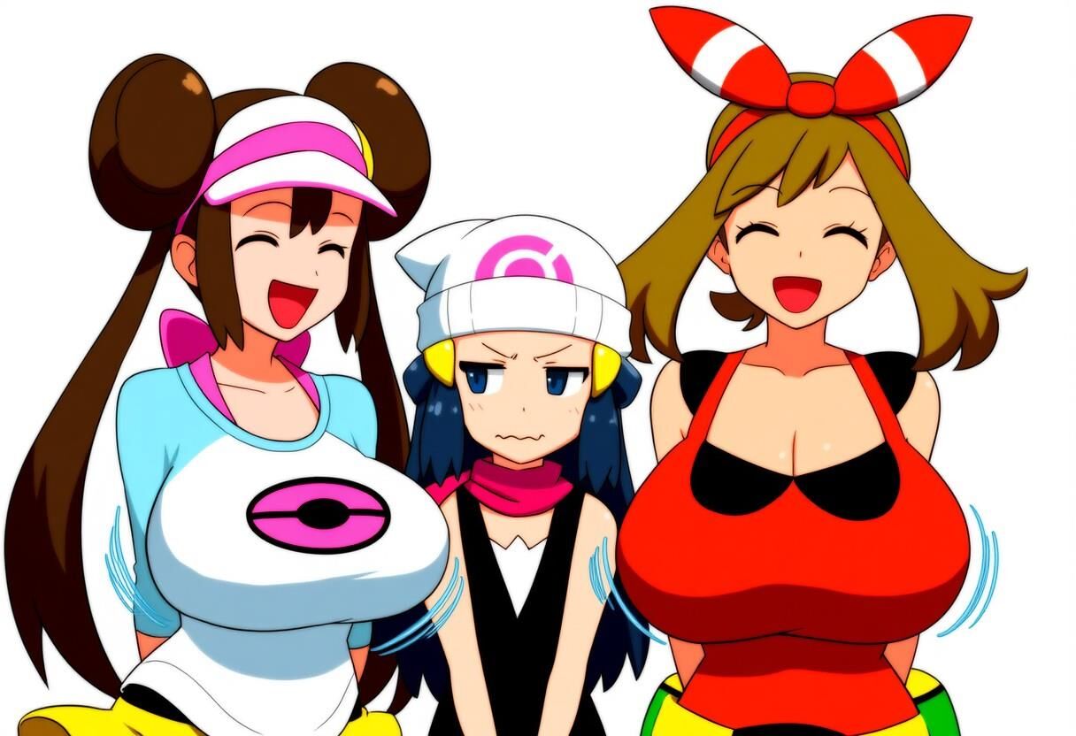 Mai Pokemon Anime Trainer RSE Riesentitten Laktation Ai